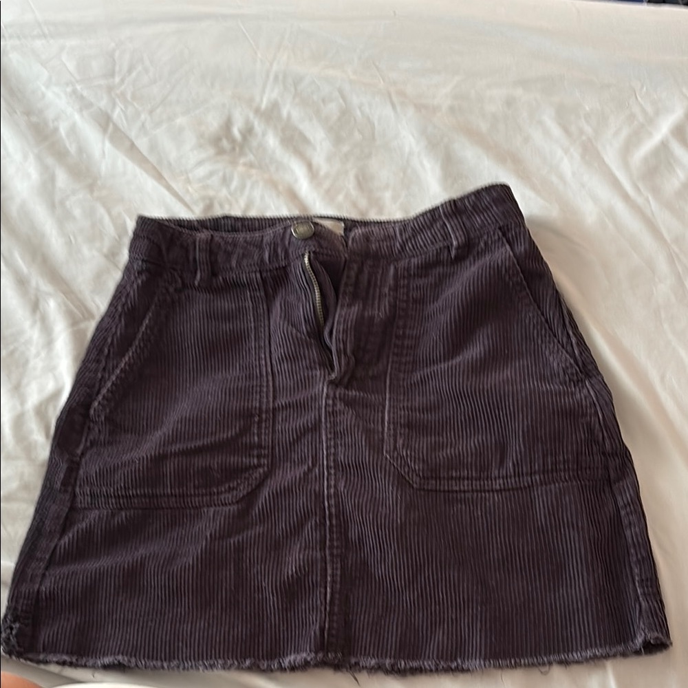 Source Unknown Blue Mini Cargo Skirt